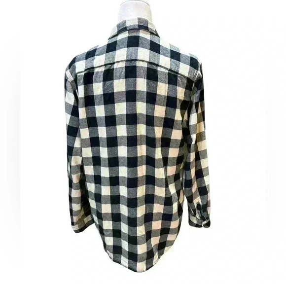 Polo by Ralph Lauren Black Cream Check Flannel Size XL 18-20 - Picture 3 of 7